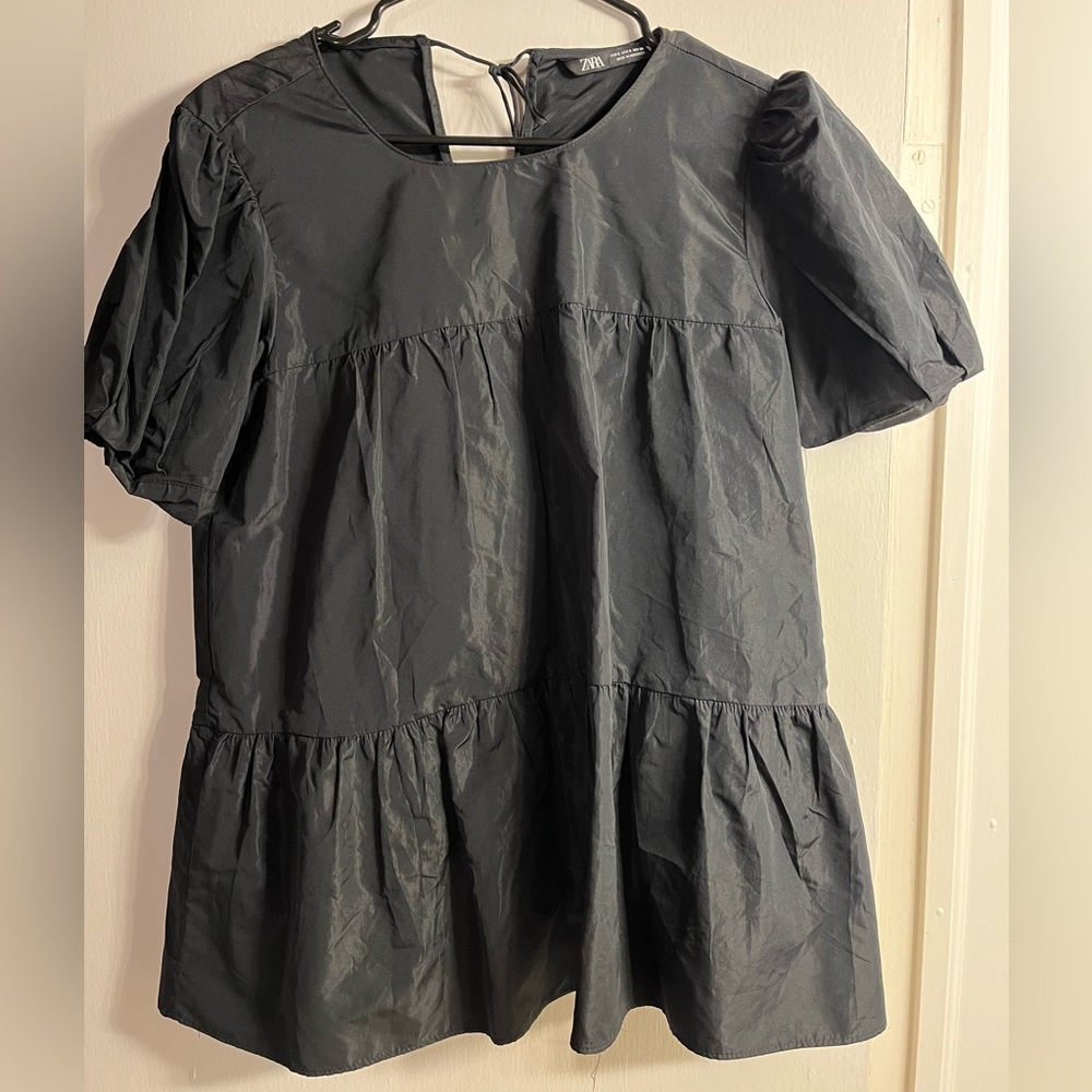 Black Zara blouse